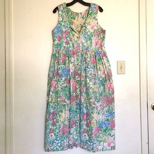Vintage floral dress